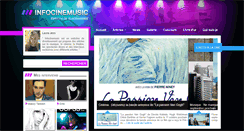 Desktop Screenshot of infocinemusic.com