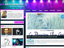 Tablet Screenshot of infocinemusic.com